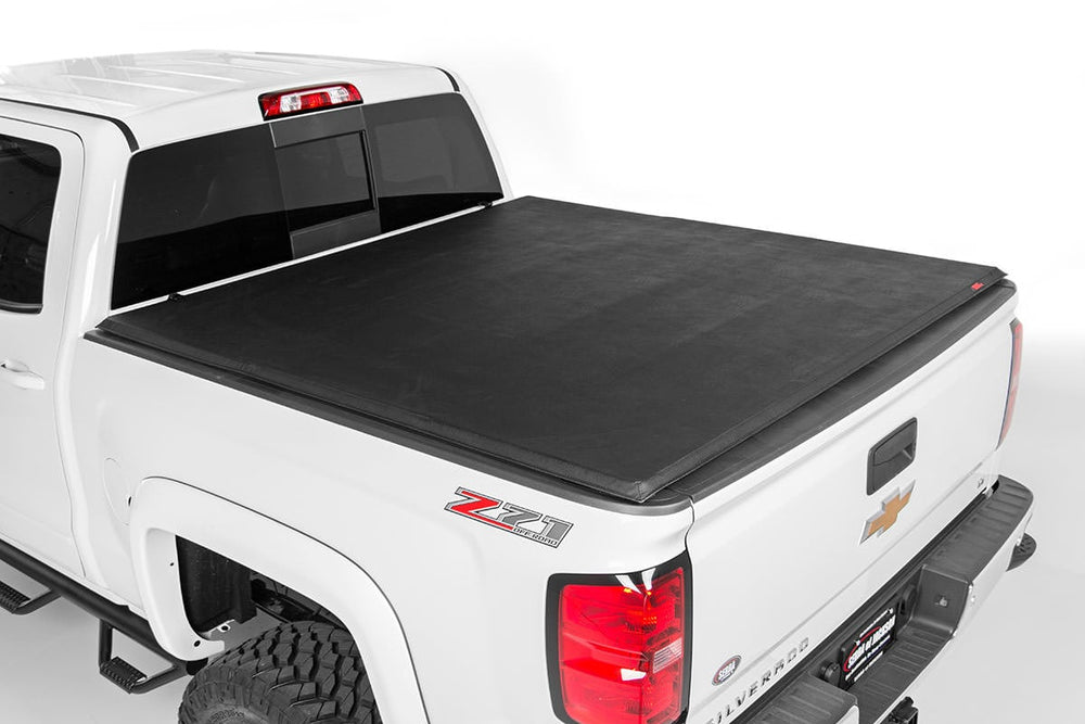 Rough Country - Soft Tri-Fold Bed Cover - 6'7