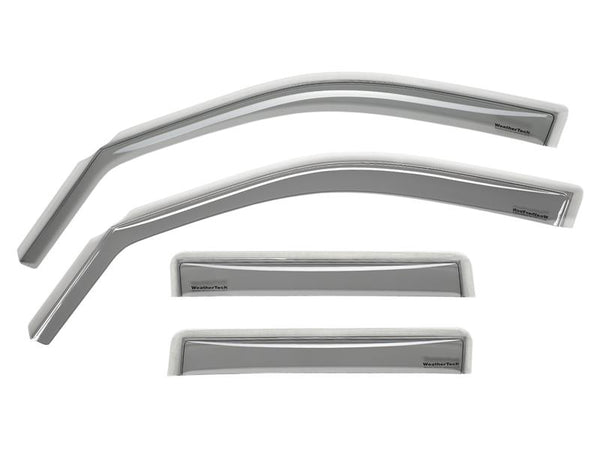 WeatherTech - WeatherTech 07+ Jeep Wrangler Unlimited Front and Rear Side Window Deflectors - Light Smoke - 72443
