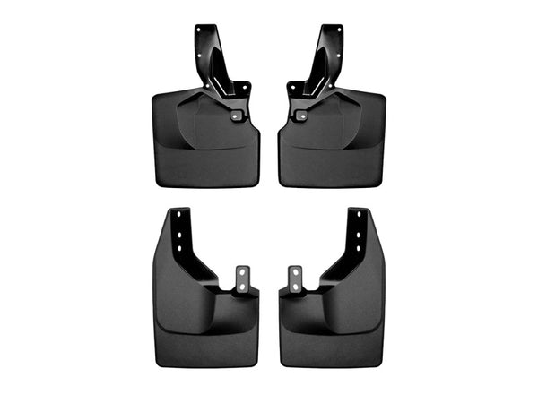 WeatherTech - WeatherTech 21-23 Ford Bronco (Will Fit Factory Rock Rails/Tube Step) No Drill Mudflaps - Black - 110140-120140