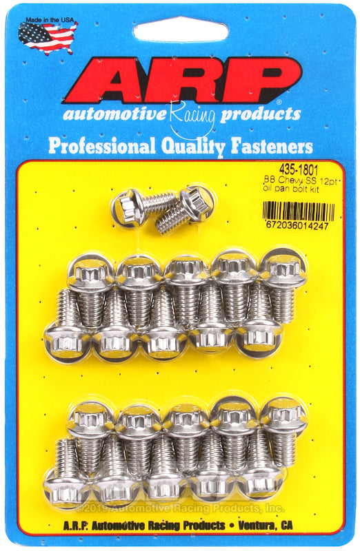 ARP BB Chevy SS 12pt Oil Pan Bolt Kit