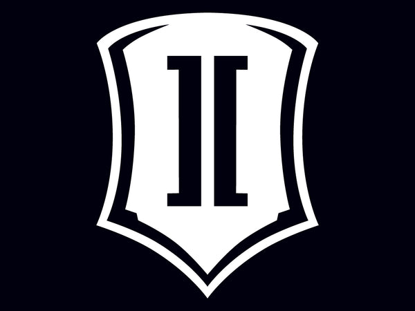 ICON Vehicle Dynamics Shield Logo Sticker, White, 15” Tall