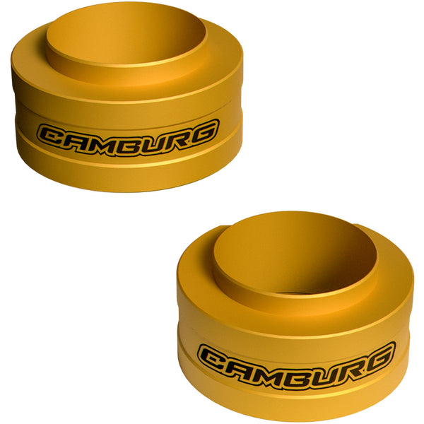 Camburg Engineering 2024-2025 Ford Ranger Raptor 2.5 (in) Front Coil Spring Preload Kit Gold