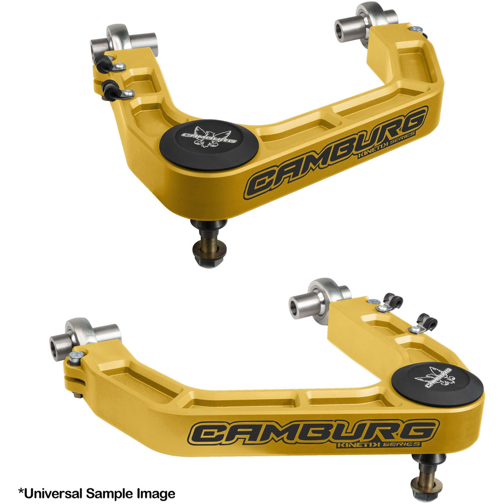 Camburg Engineering 2WD/4WD 2019-2024 Chevrolet Silverado 1500 | GMC Sierra 1500 Gold KINETIK Series Control Arm Kit CAM-210099-GLD
