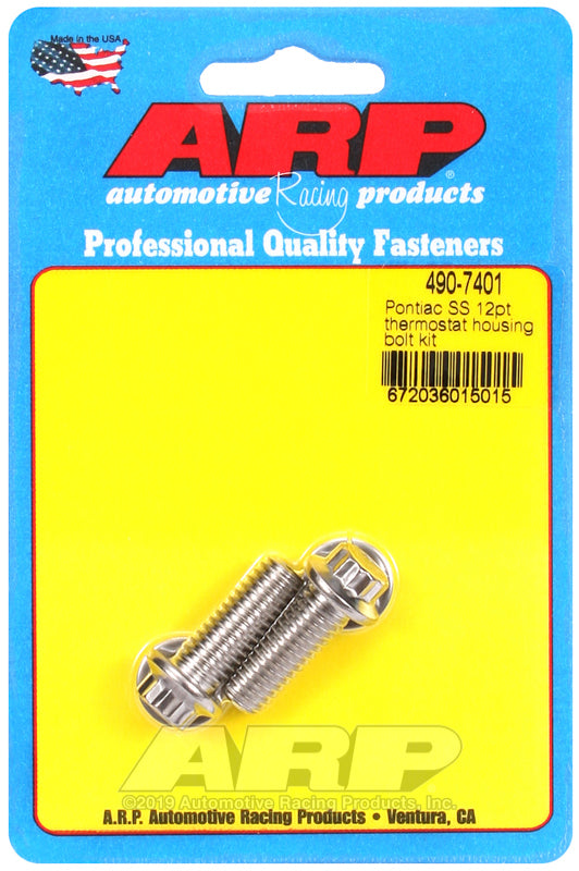 ARP Pontiac SS 12pt Thermostat Housing Bolt Kit