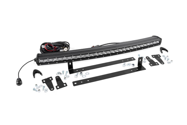 Rough Country - LED Light Kit - Grille Mount - 30" Chrome Single Row - Ford F-150 (09-14)