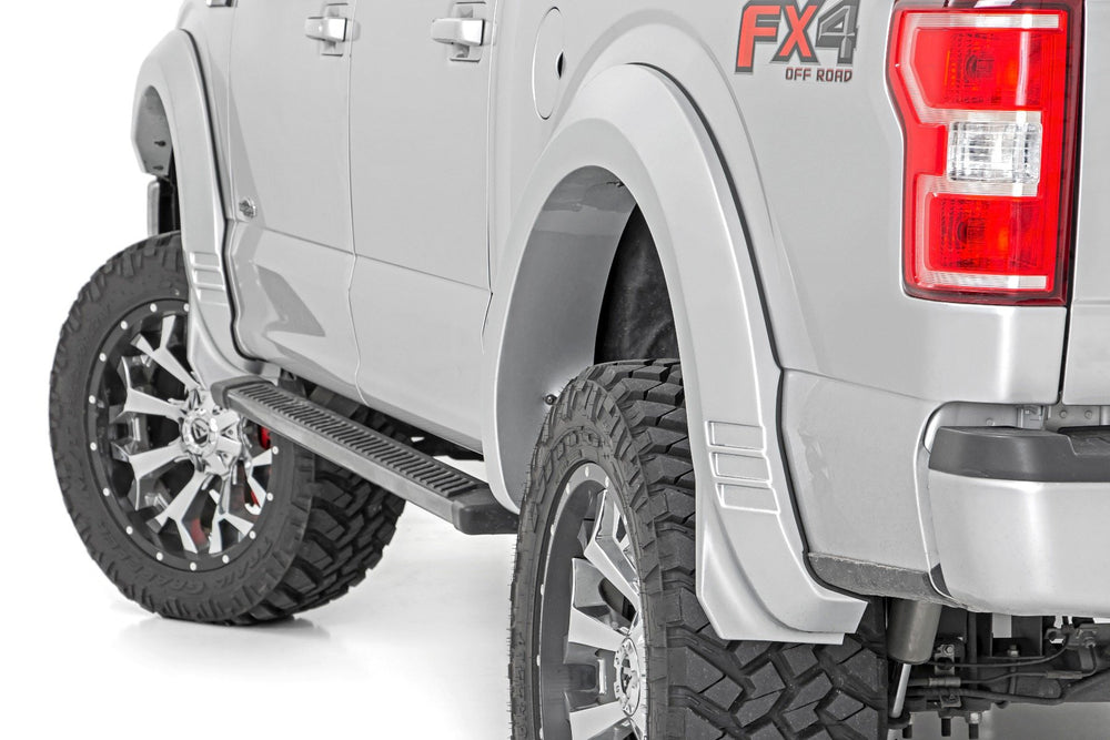 Rough Country - Fender Flares - SF1 - D1 Stone Gray - Ford F-150 2WD/4WD (2018-2020)