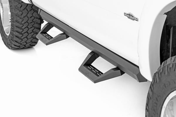 Rough Country - SRX2 Adj Aluminum Step - Crew Cab - Ram 1500 (19-25)/1500 TRX (21-24)