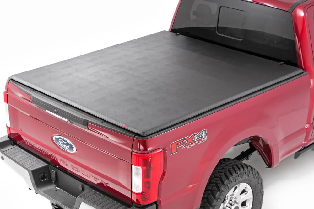 Rough Country - Soft Tri-Fold Bed Cover - 6'10