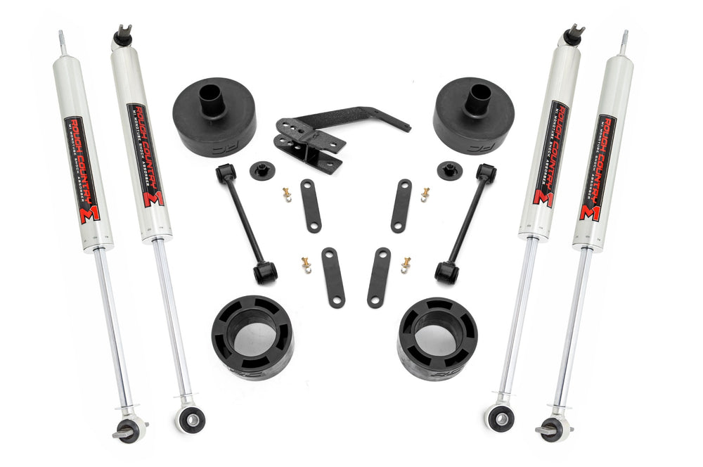 Rough Country - 2.5 Inch Lift Kit - Spacers - M1 - Jeep Wrangler JK/Wrangler Unlimited (07-18)