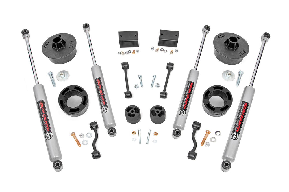 Rough Country - 2.5 Inch Lift Kit - Spacers - N3 - Jeep Wrangler JL/Wrangler Unlimited (24-25)