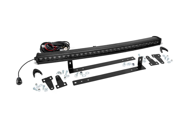 Rough Country - LED Light Kit - Grille Mount - 30" Black Single Row - Ford F-150 (09-14)