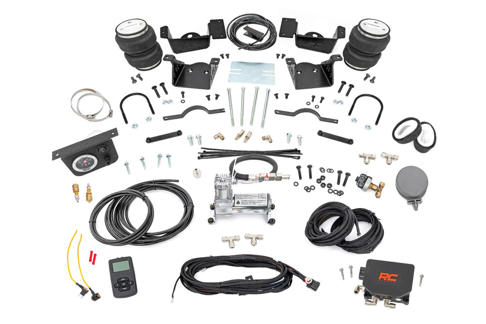 Rough Country - Air Spring Kit w/compressor - Wireless Controller - Chevy/GMC 2500HD/3500HD (20-25)
