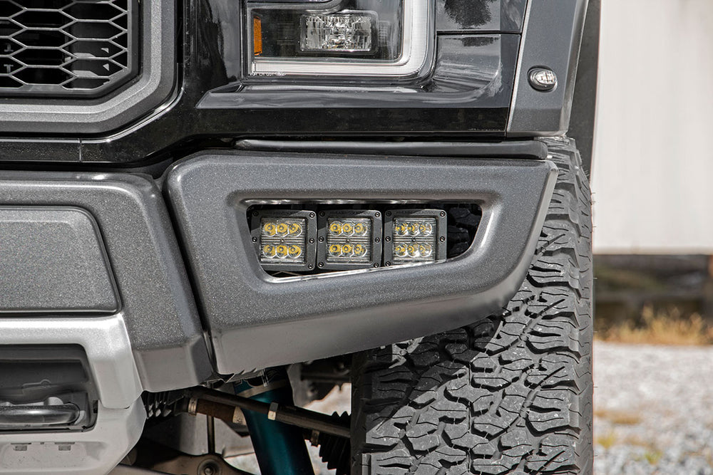 Rough Country - LED Light Kit - Fog Mount - Triple 2
