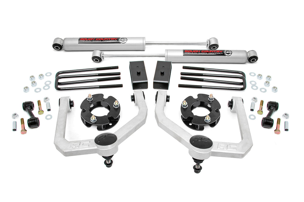 Rough Country - 3 Inch Lift Kit - N3 Shocks - Nissan Titan 2WD/4WD (2004-2024)