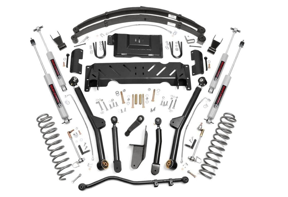 Rough Country - 6.5 Inch Lift Kit - Long Arm - NP231 - Jeep Cherokee XJ 4WD (1984-2001)