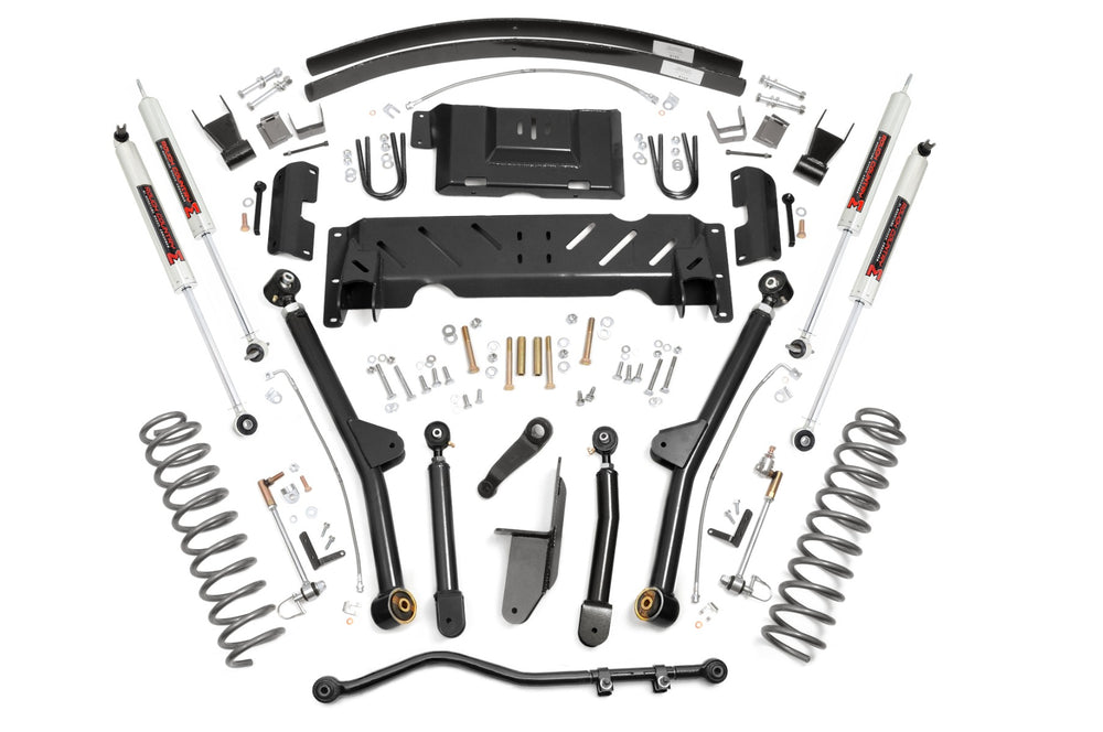 Rough Country - 4.5 Inch Lift Kit - Long Arm - RR AAL - NP231 - M1 - Jeep Cherokee XJ (84-01)