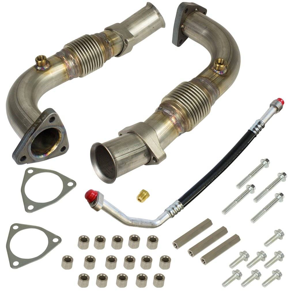 BD Diesel #1043908 UpPipes Kit - Ford 2008-2010 6.4L - Exhaust