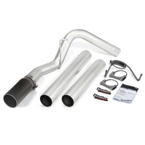 Banks Power - Banks Power Monster Exhaust System Single Exit Black Tip 14-18 Ram 6.7L CCLB MCSB 49776-B