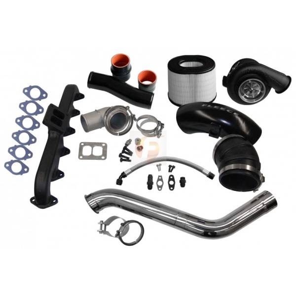 Fleece Performance - Fleece Performance 2nd Gen Swap Kit with T4 Steed Speed Manifold and S475 Turbocharger For 4th Gen Cummins 2010-2012 Fleece Performance FPE-674-2G-75-SS