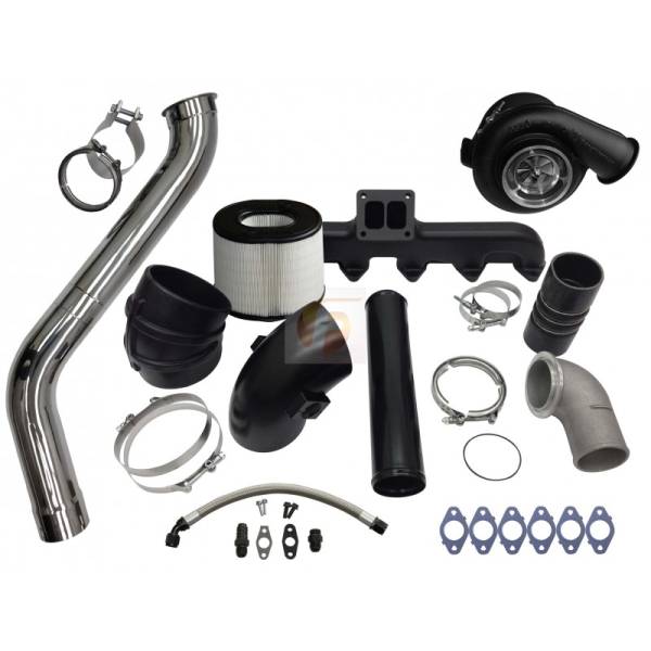 Fleece Performance - Fleece Performance 2nd Gen Swap Kit with T4 Steed Speed Manifold and S475 Turbocharger For 3rd Gen 5.9L Cummins 2003-2007 Fleece Performance FPE-593-2G-75-SS