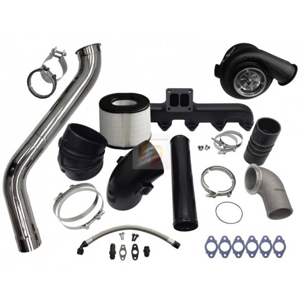 Fleece Performance - Fleece Performance 2nd Gen Swap Kit with T4 Steed Speed Manifold and S471 Turbocharger For 3rd Gen 6.7L Cummins 2007.5-2009 Fleece Performance FPE-673-2G-71-SS