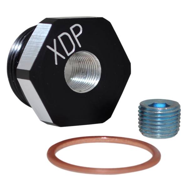 XDP Xtreme Diesel Performance - XDP Xtreme Diesel Performance Air Intake Heater Delete Plug XD130 Black Aluminum XDP XD130