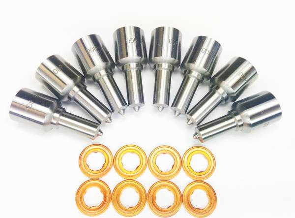 Dynomite Diesel - Dynomite Diesel Ford 6.0L Injector Nozzle Set 50hp 15 percent Over Dynomite Diesel DDP.60-50NZ