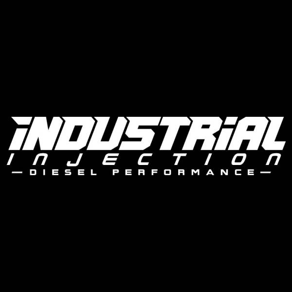 Industrial Injection - 11 Inch White Industrial Injection Logo Decal