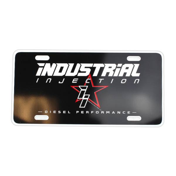 Industrial Injection - ii Star Logo License Plate