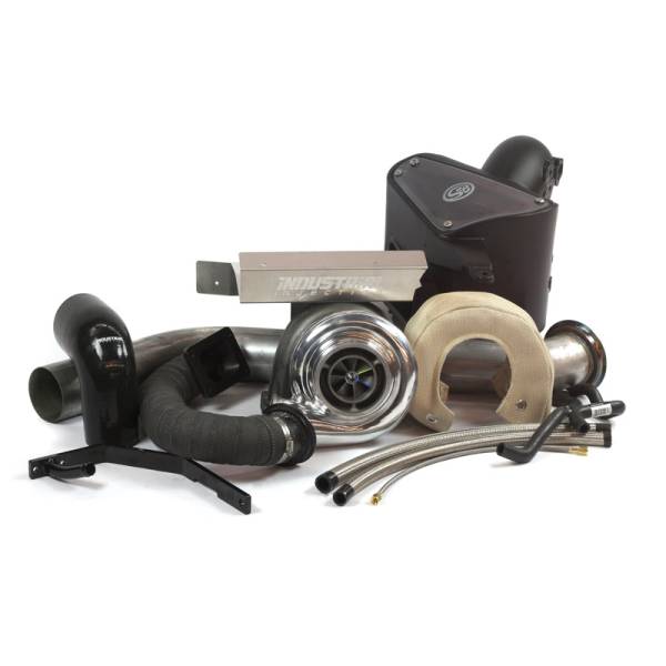 Industrial Injection - Dodge Cummins 3rd Gen 5.9L Compound Stock Add-A-Turbo Kit (2003-2007)