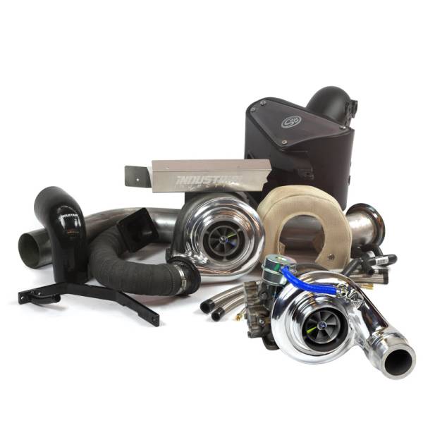 Industrial Injection - Dodge Cummins 3rd Gen 5.9L Race Compound Turbo Kit (2003-2007)