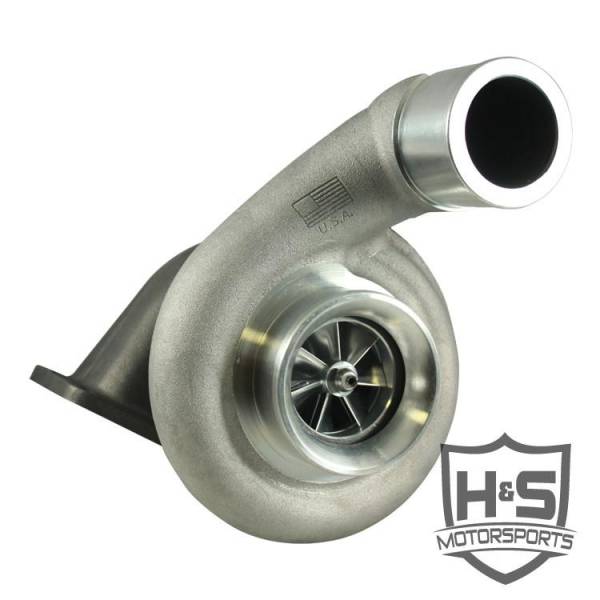H&S Motorsports - H & S H&S Motorsports Billet 64mm Turbo - 90-Degree Compressor Outlet (Made to Order) - Spool Turbine Housing