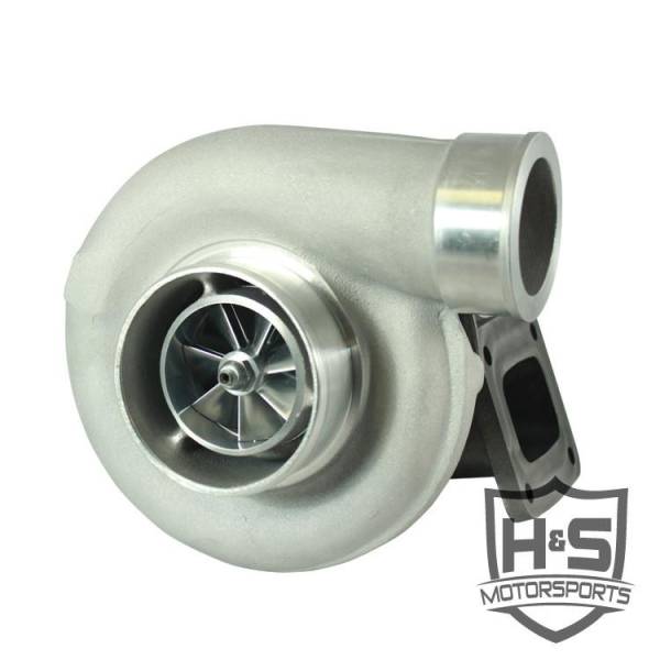 H&S Motorsports - H & S H&S Motorsports Billet 64mm Turbo - Straight Compressor Outlet (Made to Order) - Spool Turbine Housing