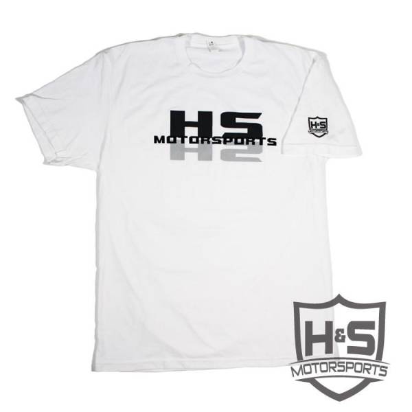H&S Motorsports - H & S "Shadow" T-Shirt - White - Size L