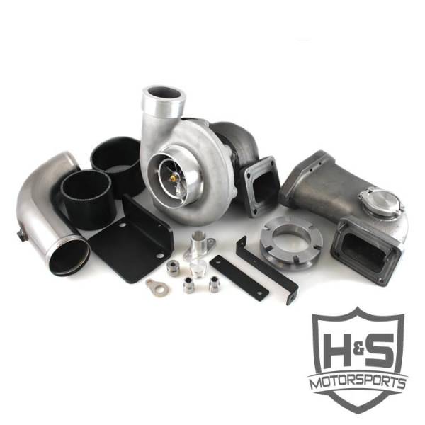 H&S Motorsports - H & S 08-10 Ford 6.4L Single Turbo Kit (Made to Order)
