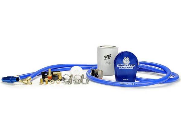 Sinister Diesel - Sinister Diesel Coolant Filtration System W/ WIX for 08-10 Ford Powerstroke 6.4L SD-COOLFIL-6.4-W