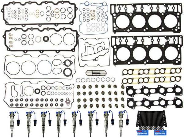 Sinister Diesel - Sinister Diesel Injector Package for 04.5-06 Ford 6.0L w/18mm Head Gaskets SD-INJPKG-6.0-18