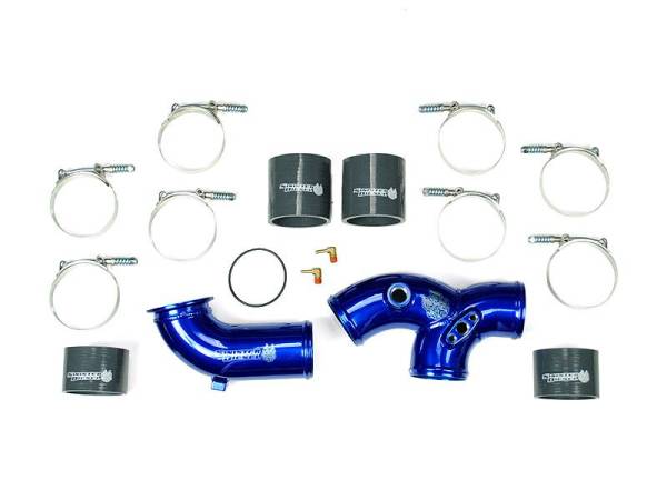 Sinister Diesel - Sinister Diesel Intake Elbow with Boots for 1999.5-2003 Ford Powerstroke 7.3L SD-INTEL-7.3-BK