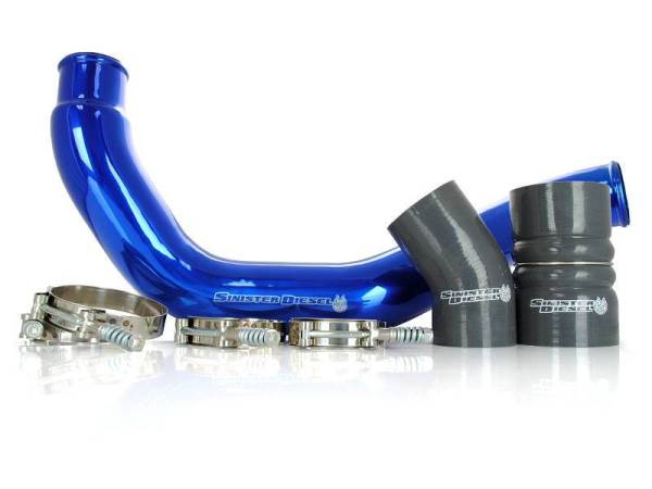 Sinister Diesel - Sinister Diesel Hot Side Charge Pipe for 2003-2007 Ford Powerstroke 6.0L SD-INTRPIPE-6.0-HOT