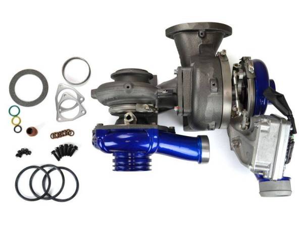 Sinister Diesel - Sinister Diesel PITBULL SERIES Compound Turbochargers for 2008-2010 Ford Powerstroke 6.4L SD-PB-6.4-TURBO