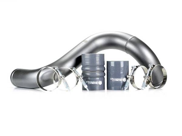 Sinister Diesel - Sinister Diesel Cold Side Charge Pipe for 2003-2007 Ford Powerstroke 6.0L (Gray) SDG-INTRPIPE-6.0-COLD