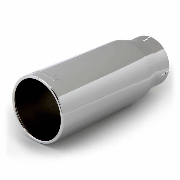 Banks Power - Banks Power Tailpipe Tip Kit Round Straight Cut Chrome 4 Inch Tube 5 Inch X 12.5 inch 52930