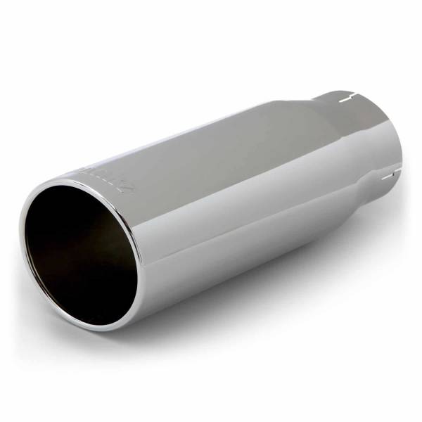 Banks Power - Banks Power Tailpipe Tip Kit Round Straight Cut Chrome 3.5 Inch Tube 4.38 Inch X 12 inch 52922