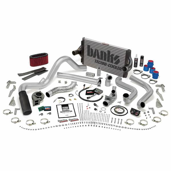 Banks Power - Banks Power PowerPack Bundle Complete Power System W/OttoMind Engine Calibration Module Black Tip 95.5-97 Ford 7.3L Automatic Transmission 48561-B