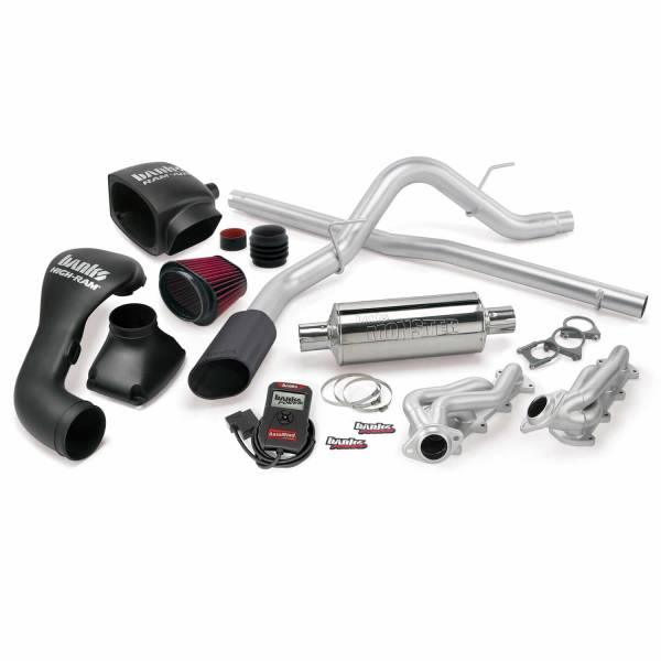 Banks Power - Banks Power PowerPack Bundle Complete Power System W/Single Exit Exhaust Black Tip 04-08 Ford 5.4L F-150 CCSB 48535-B