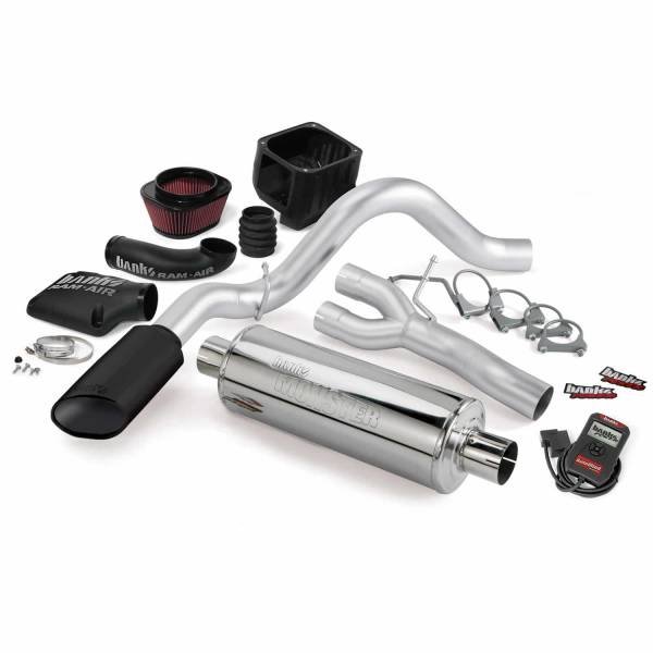 Banks Power - Banks Power Stinger Bundle Power System W/Single Exit Exhaust Black Tip 99-06 Chevy 4.8-5.3L SCSB 48032-B