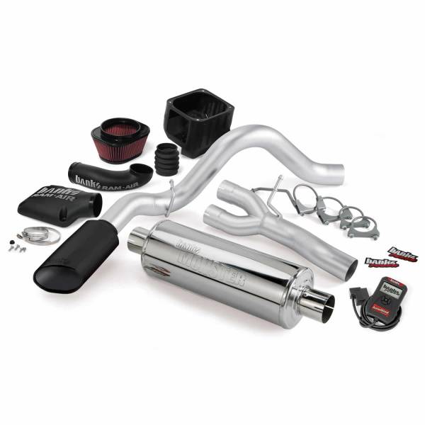 Banks Power - Banks Power Stinger Bundle Power System W/Single Exit Exhaust Black Tip 99-02 Chevy 4.8-5.3L ECSB 48030-B