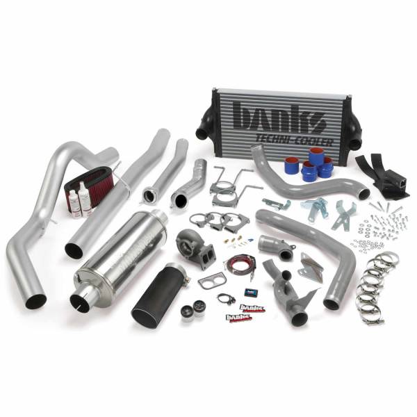 Banks Power - Banks Power PowerPack Bundle Complete Power System W/OttoMind Engine Calibration Module Black Tail Pipe 94-97 Ford 7.3L CCLB Manual Transmission 46361-B