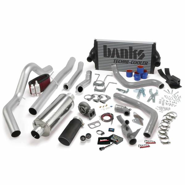 Banks Power - Banks Power PowerPack Bundle Complete Power System W/OttoMind Engine Calibration Module Black Tail Pipe 94-97 Ford 7.3L CCLB Automatic Transmission 46356-B