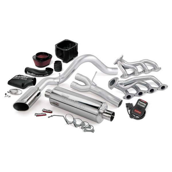 Banks Power - Banks Power PowerPack Bundle Complete Power System W/AutoMind Programmer Chrome Tailpipe 10 Chevy 5.3L CCSB FFV Flex-Fuel Vehicle 48082